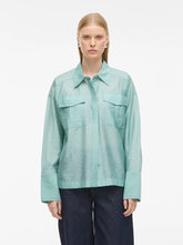 Cargar imagen en el visor de la galería, CAMISA ROUVERA VERDE AGUA
