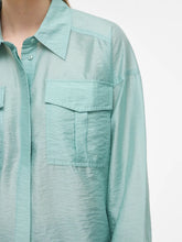 Cargar imagen en el visor de la galería, CAMISA ROUVERA VERDE AGUA
