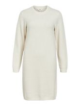 Cargar imagen en el visor de la galería, VESTIDO DE PUNTO BLANCO ROTO
