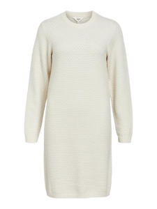 VESTIDO DE PUNTO BLANCO ROTO