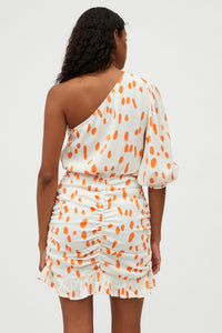 VESTIDO CORTO ASIMETRICO