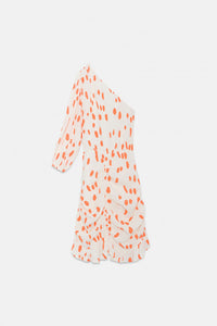 VESTIDO CORTO ASIMETRICO