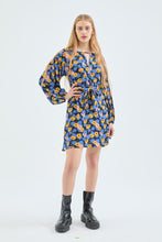 Cargar imagen en el visor de la galería, VESTIDO CORTO ESTAMPADO
