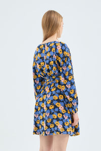 VESTIDO CORTO ESTAMPADO