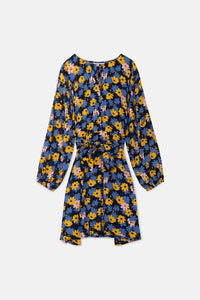 VESTIDO CORTO ESTAMPADO