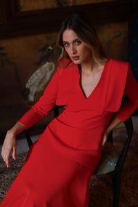 VESTIDO KENTA ROJO