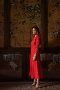 VESTIDO KENTA ROJO