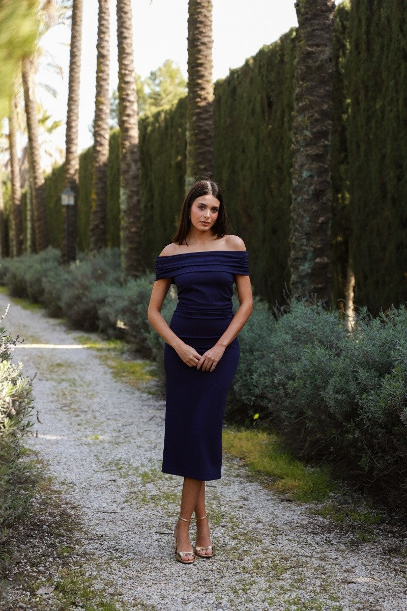 VESTIDO TOLEDO AZUL MARINO