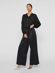 PANTALON PALAZZO NEGRO VIGRY